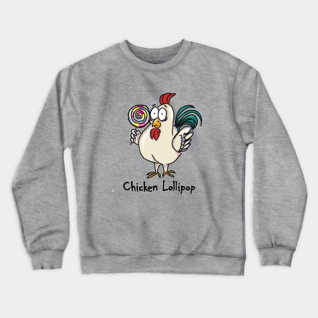 Chicken Lollipop | Grafck x NotPaperArt Crewneck Sweatshirt by Grafck